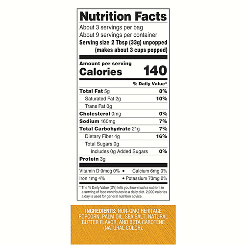 Gourmet Microwave Popcorn, Touch of Butter, 10.5 Ounces (Pack of 6) - Picture 3 of 6