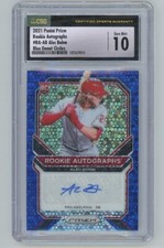 2021 Panini Prizm ALEC BOHM RC AUTO Blue Donut Circles /49 Phillies RA-AB