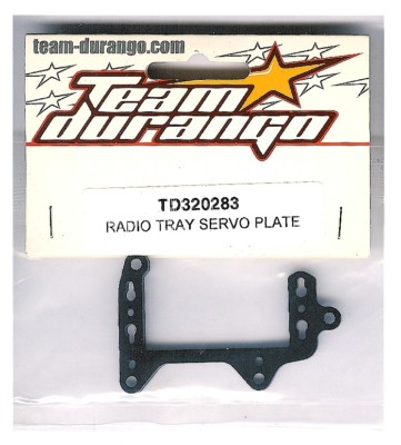 RC Team Durango TD320283 Radio Tray Servo Plate / Mount DNX8 1/8 Nitro 4WD Buggy