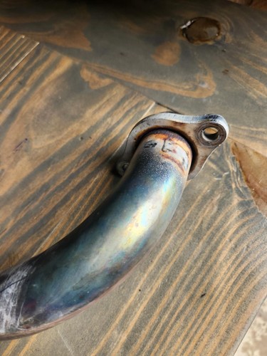 1987 Honda Goldwing GL1200 Aspencade Right Rear Exhaust Pipe 18370-ML8-003 - Picture 3 of 6