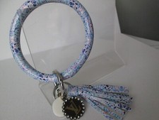 BLUE BRACELET TASSEL KEYCAIN