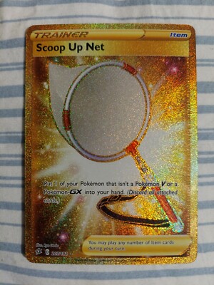 Scoop Up Net 207/192 Rebel Clash NM Full Art Gold Secret Rare