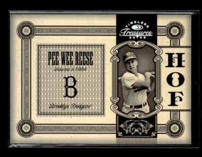 2005 Donruss Timeless Treasures #HOF-1 Pee Wee Reese HOF Silver #/500
