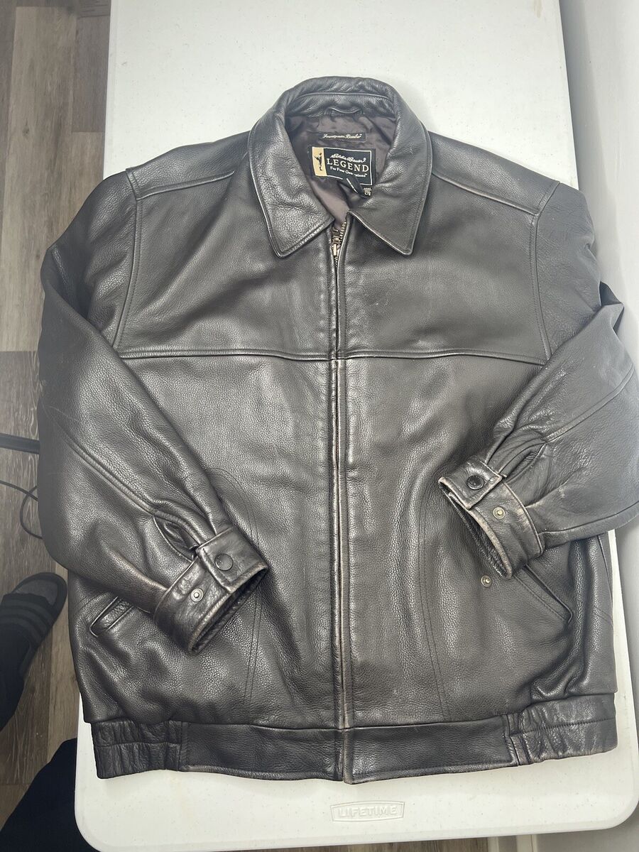 Eddie Bauer Legend Journeyman Leather Bomber Motorcycle Eddie Bauer Legend Journeyman Leather Bomber Motorcycle