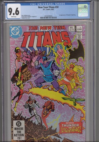 New Teen Titans #32 CGC 9.6 1983 DC Comics George Perez Cover & Art