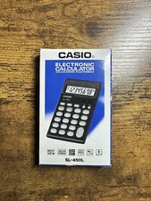 CASIO SL-450 HIGH POWER SOLAR CELL BASIC POCKET CALCULATOR & CASE - NEW