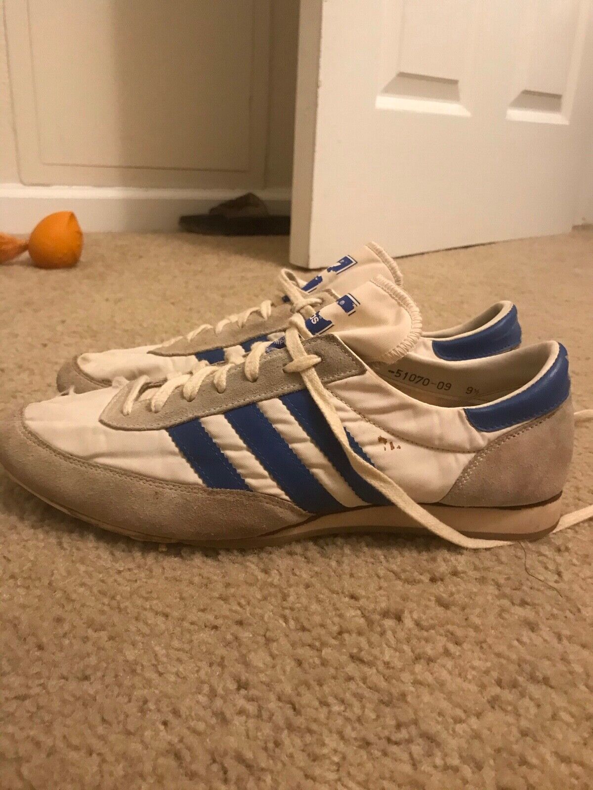 Men's Vintage ADIDAS SHELL TOE Running Shoes Size 14