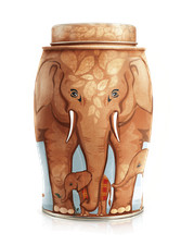WILLIAMSON TSAVO TEA TRIBE ELEPHANT CADDY-  40 ENGLISH BREAKFAST TEA BAGS