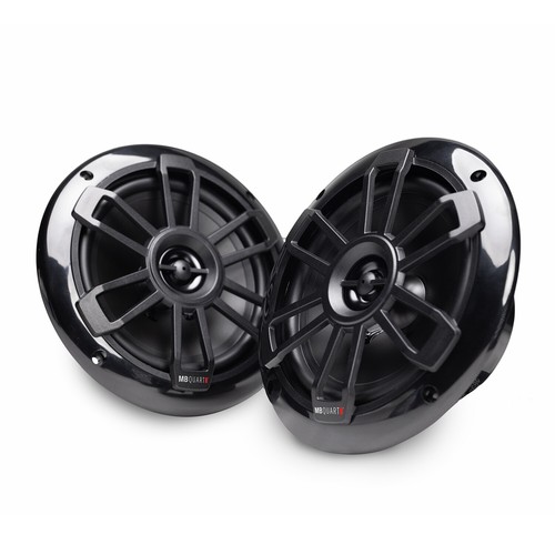 MB QUART GMR1.5S2B Marine Gauge Receiver w/ Bluetooth+(2) Black 6.5" Speakers - Picture 8 of 11