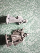 Rare Vintage D D Dungeons  Dragons Metal Miniatures Lot Magic Users Sorcerers