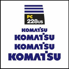 Komatsu PC228US-8 Decals Sticker Kit for excavator