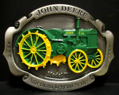 John Deere 2 Cylinder D Tractor Belt Buckle American Legend Series 1999 LtEd jd