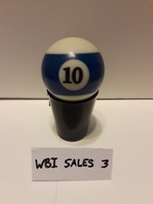  10 Blue  White Stripe Single Pool Ball Replacement 2 1/4 Inch