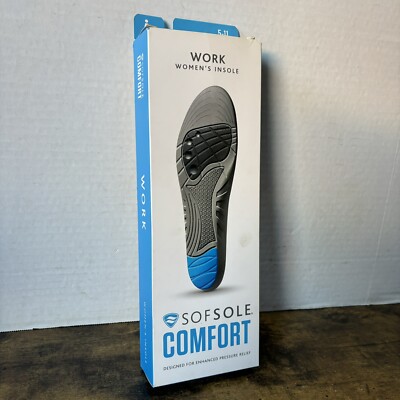 Sof Sole Full Length Women s Work Shoe Insoles - New