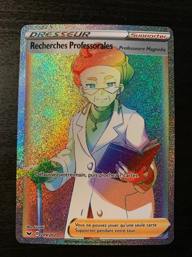 Carte Pokémon : Recherches Professorales 209/202 Epée & Bouclier Française