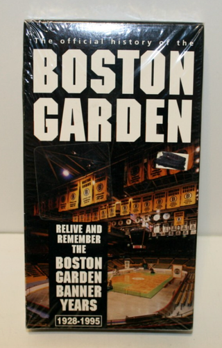 Boston Garden Banner Years VHS Tape History Bruins Celtics Vintage 1994 SEALED