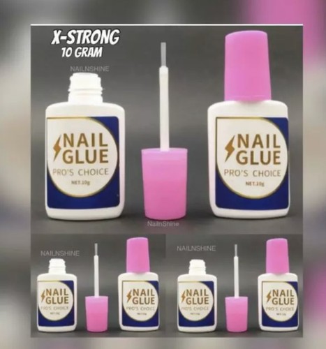 EXTRA STRONG NAIL GLUE WITH BRUSH 10 GRAM UV GEL ACRYLIC NAILS💅FAKE NAIL GLUE💅 - Picture 6 of 20