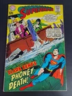 Superman #210 1968 Vintage DC Comic Clark Kent Fakes Death