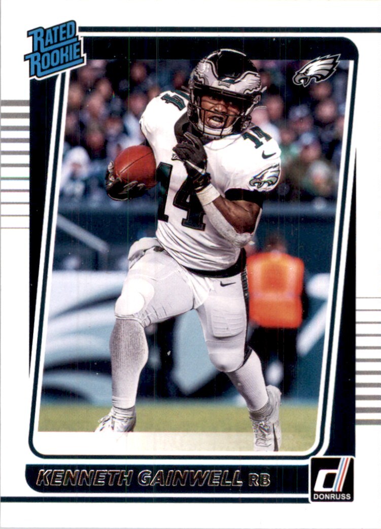 2021 Donruss Rated Rookie KENNETH GAINWELL Philadelphia Eagles #267