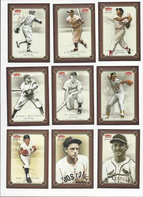 2004 FLEER GREATS of the GAME & CUT SIGNATURE EDITION ( STARS, HOF