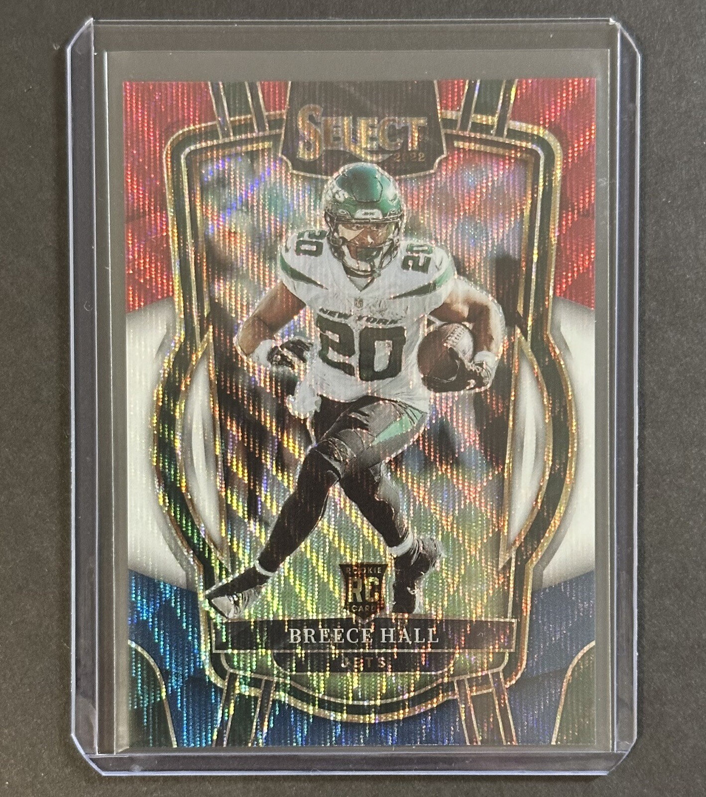 2022 Panini Select Breece Hall Tri-Color Prizm Club Level /149 SSP - Mintπ