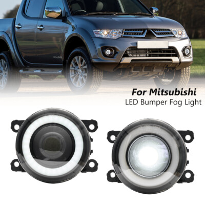 2x LED Tagfahrlicht DRL Nebelscheinwerfer für Mitsubishi ASX L200 Pajero Sport