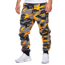 Men's Cargo Combat Army Camouflage Sport Pants Joggers Sweatpants Trousers