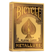 Bicycle Metalluxe Gold 2022 Playing Cards