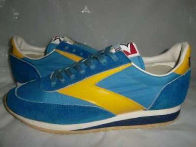 靴 80's BROOKS VILLANOVA BROOKS 80s Vtg Sneakers VILLANOVA 400 Mark Ⅱ Royal Blue