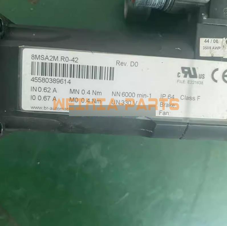 ONE Used B&R servo motor 8MSA2M.R0-42