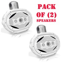 Pair Of Lanzar Aqwb69w 300 Watt 6'' X 9'' 4-way Wake Board Speakers White on sale Pair Of Lanzar Aqwb69w 300 Watt 6'' X 9'' 4-way Wake Board Speakers White on sale