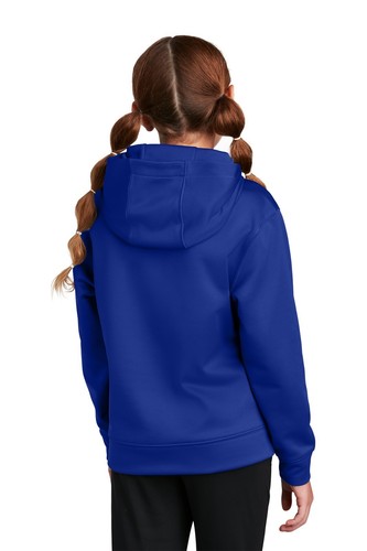 Sport-Tek YST244 Youth 100% Polyester Sport-Wick Fleece Hooded Pullover - Picture 42 of 45