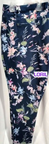 Terra & Sky Women Jeggings Plus 2X 3X or 4X Blue Floral Tummy Control Fitted NWT - Picture 6 of 13