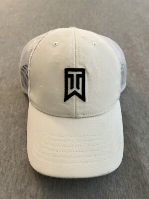 美品 レア品 Nike Tiger Woods Golf Hat Frank Nike Tiger Woods Frank White Golf Cap Hat NWT 100% Authentic