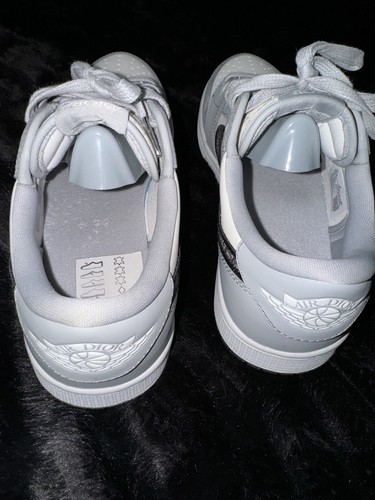 Dior x Air Jordan 1 Low Gray Grey Navy White Authentic Box 10.5 US 44.5 Beige - Picture 7 of 24