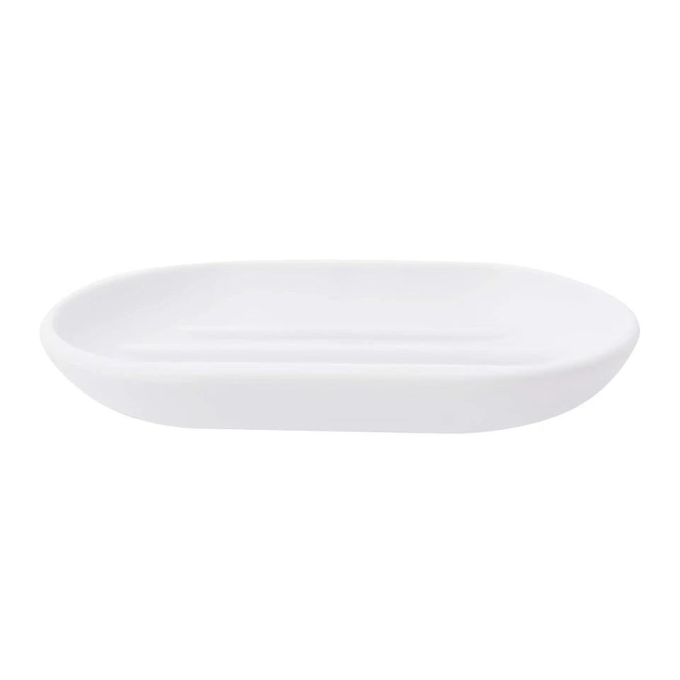Umbra Touch Dish for Bathroom-Contemporary, Practical Molded Oval Soap Bar - Image 4 of 4