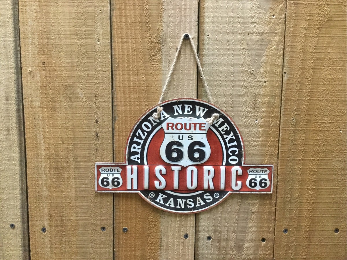 Tin Sign “”Historic Route 66 Round Shield”. 192-3117 | eBay