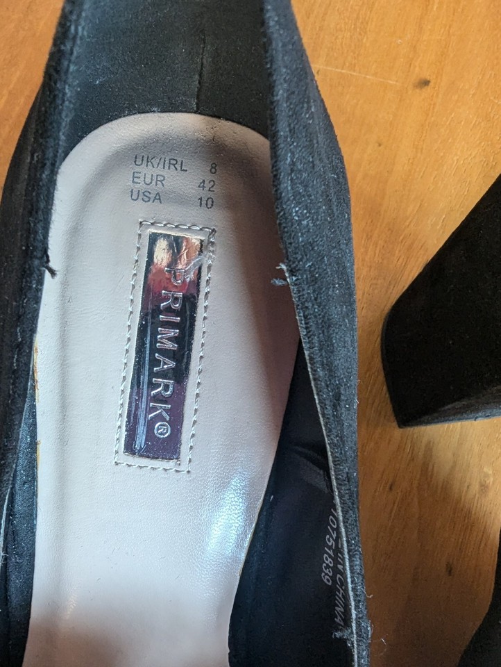 Black Shoes Size 8 eBay