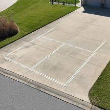 Murray Sporting Goods Standard Pickleball Court Marking Kit  Cardboard Stenc...