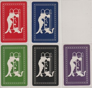 PERSIAN CAT AND YOUNG LASS X 5 5 Single Swap / Playing Cards