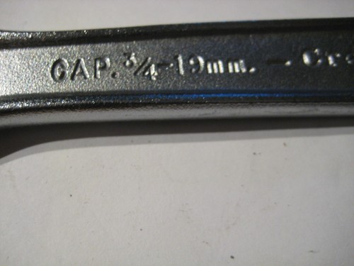 Vintage Crescent Crestoloy USA Adjustable Wrench 6 inch Cap 3/4 19 mm - Picture 4 of 5