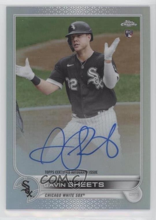 2022 Topps Chrome Rookie Auto Refractor 319/499 Gavin Sheets #RA-GS Auto 0f5t