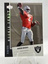 #70 Aaron Brooks 2006 Upper Deck Rookie Debut Holofoil #/325 Oakland Raiders