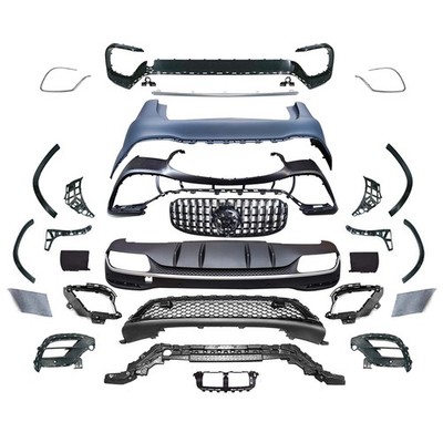 Front & Rear Bumper Body Kit For 20-24 Mercedes GLS X167 upgrade