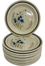 Royal Doulton Lambethware Hill Top LS1025 11 Side Plates Floral Design -6.5" dia