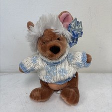 NWT Christmas Roo Plush with Sweater and Hat Disney Store Winnie the Pooh NOS