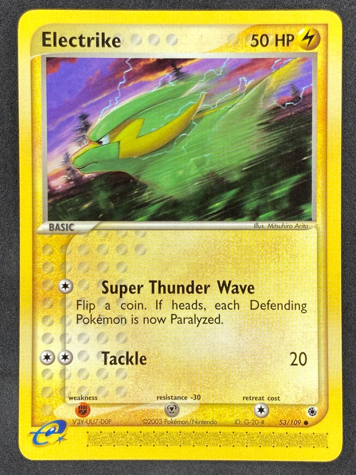 Pokémon Electrike 53/109 RS EX Ruby & Sapphire NM