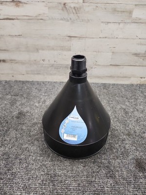 32410 Funnel King 1'' Thread Polyethylene Drum Funnel - 3 Quart Capacity,
