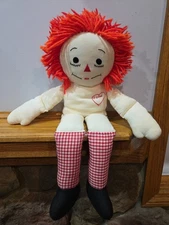 VTG Homemade Raggedy Ann Doll Needs Upcycled And A Child To Fill Her Heart