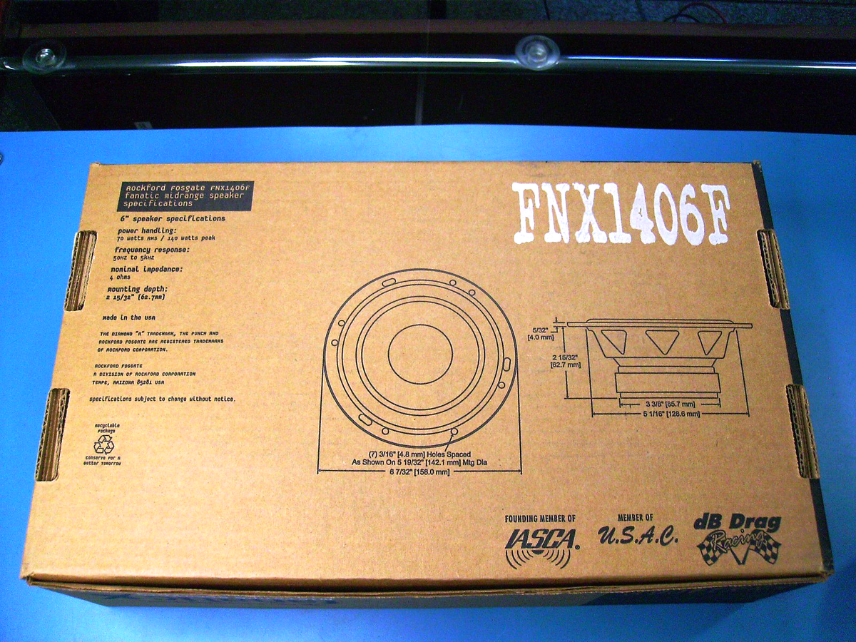 Old School Vintage Rockford Fosgate FNX-1406F 6